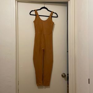 Girlfriend Collective Peachy Orange Unitard Bodysuit